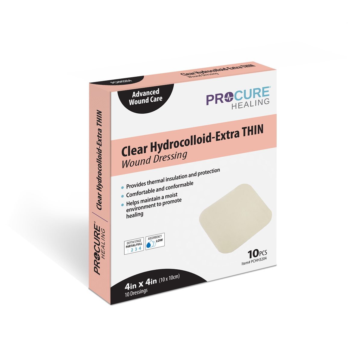 Sureskin Clear Hydrocolloid-Extra THIN Wound Dressing - Wynnmed Healthcare Products